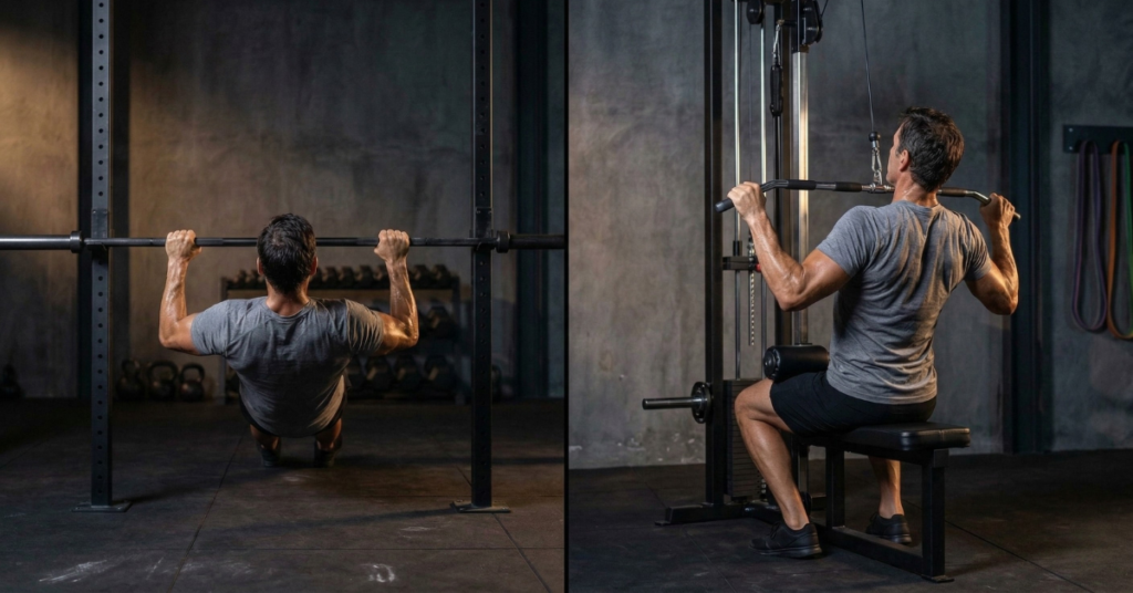 Inverted Rows vs Lat Pulldown