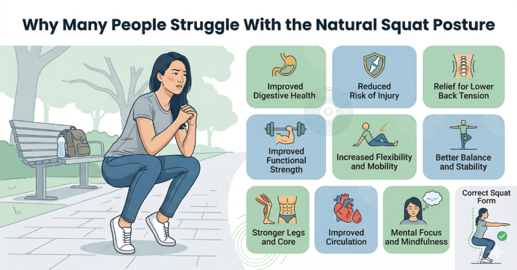 Benefits of the Asian Squat Position