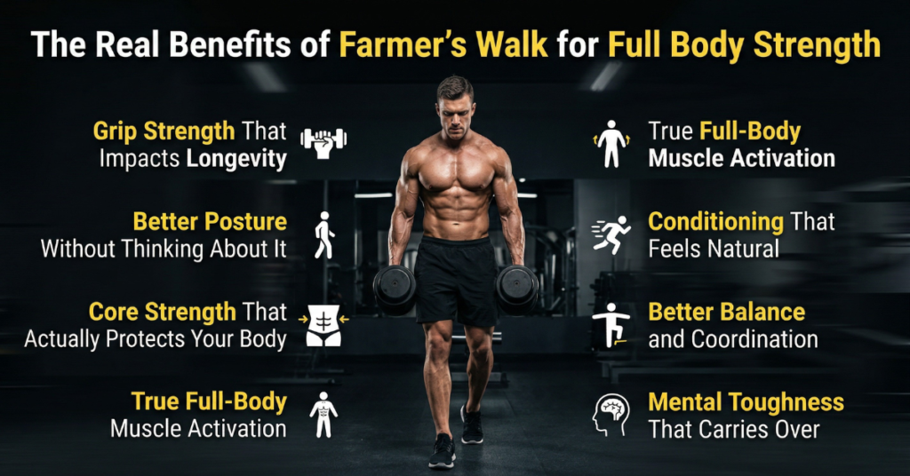 The Real Benefits of Farmer’s Walk for Full Body Strength