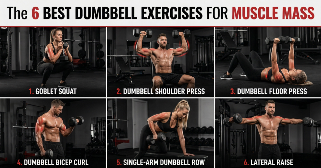 Best Dumbbell Exercises for Muscle Mass