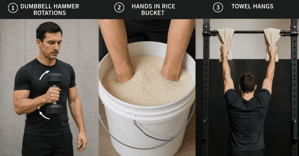 forearm training exercises for thicker wrists
