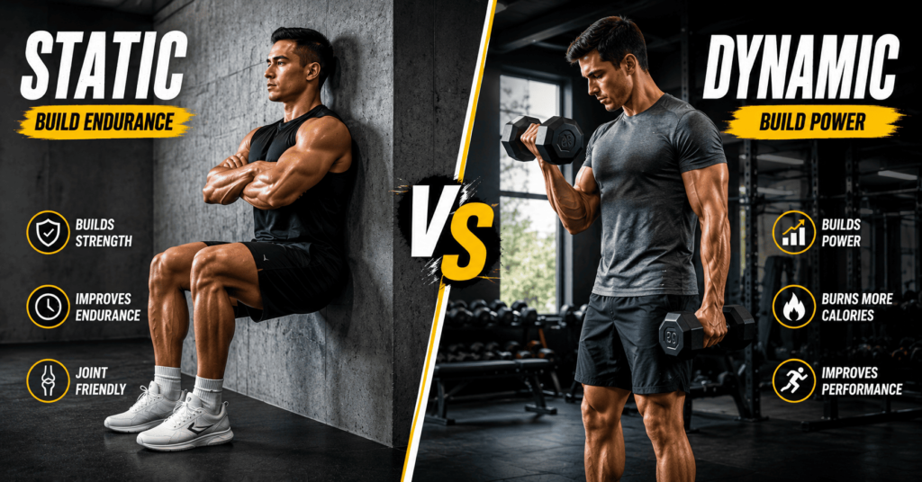 isometric vs traditional weight training comparison