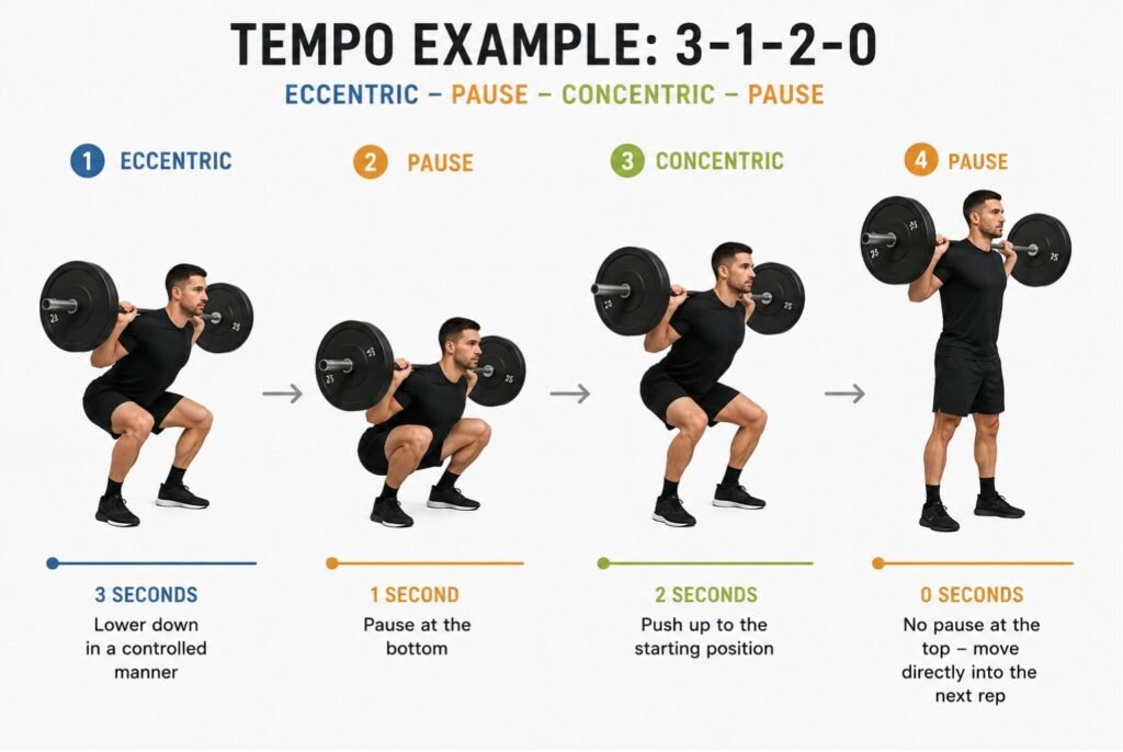  Tempo phases rep breakdown