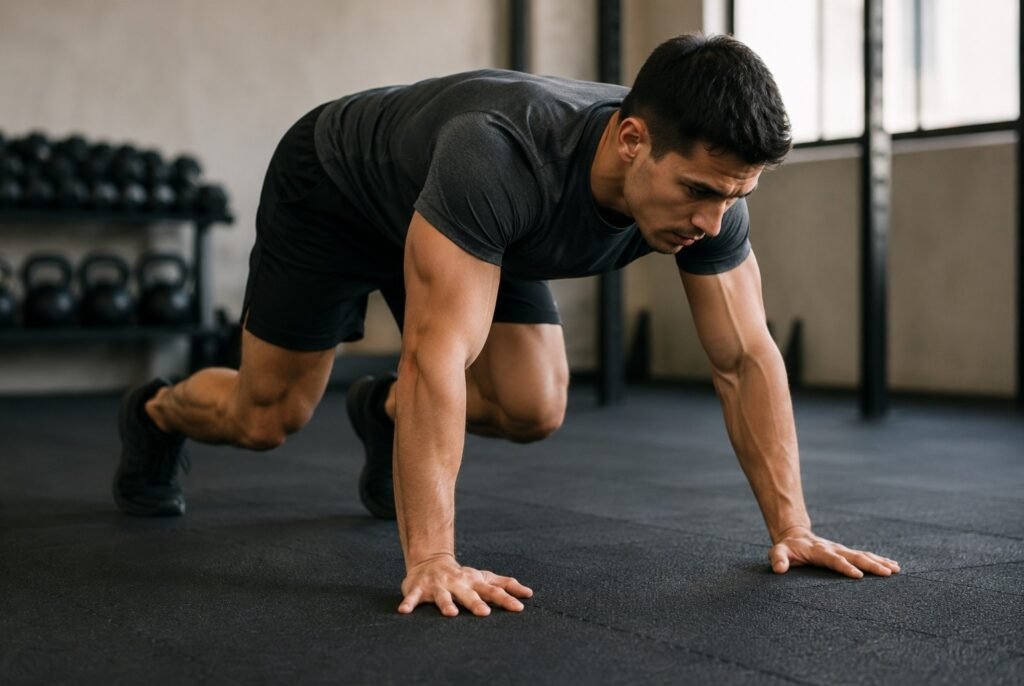 Bear crawl functional exercise